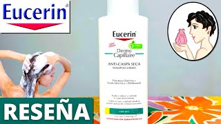 🤫EUCERIN Dermocapillaire ANTICASPA SECA Shampoo Crema 250ml Reseña✅El Mejor Champú para la Caspa [upl. by Iey178]