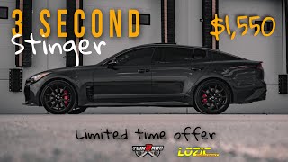 NEW 2023 Kia Stinger GT2 runs 3’s with these two simple mods [upl. by Irfan]