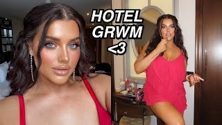 another hotel GRWM glam club make up  clubbing story times [upl. by Llednil174]