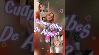 Cuanto sabes de Allison shortvideo picus fedevigevani [upl. by Erdrich]