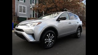 A697 2018 TOYOTA RAV4 LE SILVER CLEAN CARFAX REPORT [upl. by Llevram]