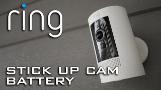 Ring Stick Up Cam Battery Review  Video Quality Unboxing Set Up Install amp Ease of Use [upl. by Miche160]