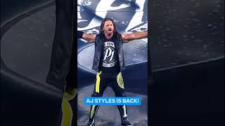 Aj styles 🔥🔥 shorts wwe ajstyles therock badblood2024 [upl. by Rosenblatt35]