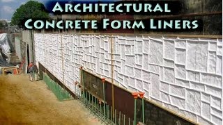 Greenstreak Architectural Concrete Form Liner Slideshow wmv [upl. by Yerd]