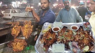 Oil Free Grilled Fish How Made at RestaurantGrilled Fish Recipe Akram Fish Point By Tahir Mehmood [upl. by Wurster]