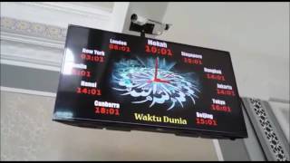 Jam Solat amp Taqwim TV LED [upl. by Ardnohs]