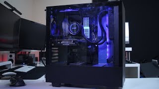 NZXT H500i REVIEW  QUALITY ATX PC CASE [upl. by Judus592]