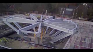 How to install a helipad  Bayards Helidecks in Gelsenkirchen Germany [upl. by Thisbee]