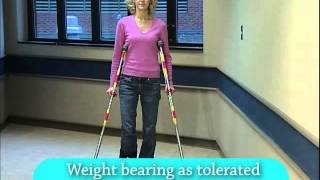 How to use canes crutches and walkers after surgery [upl. by Milissent659]