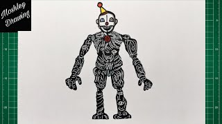 How to Draw Ennard from Five Nights at Freddys [upl. by Joan]