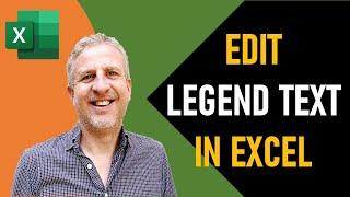 How to Edit Legend Text in an Excel Chart [upl. by Cowen]