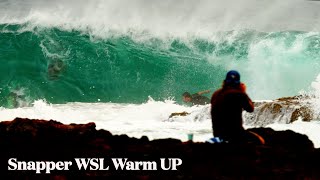 WSL Warm Up Session  Pros  Locals amp Local Pros  Snapper Rocks Friday 3 May 2024 [upl. by Adnuahsor]