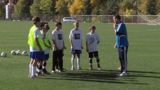 Soccer Training  Defending Drills 1 [upl. by Daisey]