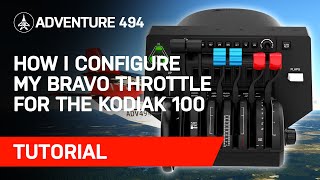 MSFS 2020 How I Configure My Honeycomb Bravo Throttle Quadrant For The Kodiak 100 [upl. by Onihc]