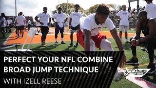 Perfect Your NFL Combine Broad Jump Technique with Izell Reese [upl. by Alanah]