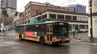 Trolleybuses in Seattle King County Metro [upl. by Peg170]