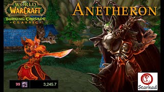 WoW TBC Classic  Anetheron  Ret Paladin  99 Parse  3245 DPS [upl. by Natika59]