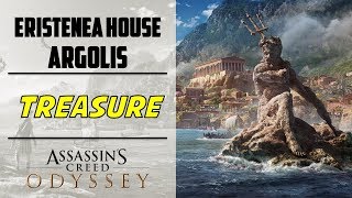 Eristenea House Argolis  Treasure Location  AC ODYSSEY [upl. by Yate385]