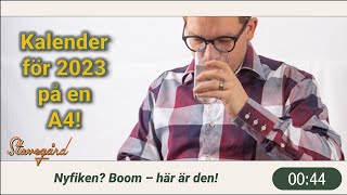 En gratis kalender över 2023 på ett A4 [upl. by Lore382]