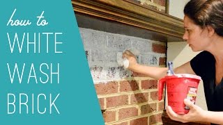 How To Whitewash Brick [upl. by Nadean]