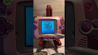 LeapFrog Leapster Learning Game System  Pink  with 4 Games  Tested Video [upl. by Borg]