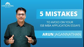 5 Mistakes To Avoid On Your ISB MBA Application Essays [upl. by Haiasi]