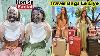 Trip Per Jane Se Pehle Kon Sa Horror Facial Krwaya  New Travel Bags Bhi Le Liye  Ayesha amp Momina [upl. by Bunker]