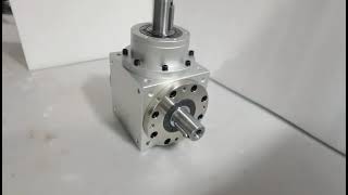 90 Degree Spiral Bevel Gearbox for Servo Motor [upl. by Luapnhoj]