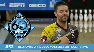 PBA 60th Anniversary Most Memorable Moments 32  Belmonte Wins USBC Masters for Fourth Time [upl. by Ettesil]