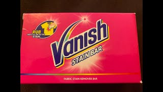 VANISH STAIN REMOVER BAR REVIEW [upl. by Najar]