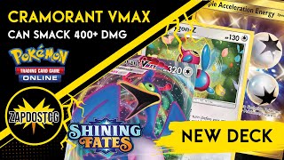 Cramorant VMAX Deck from Shining Fates is INSANE  400 Damage Pokemon TCG [upl. by Eelnyl]