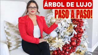 COMO DECORAR el ÁRBOL DE NAVIDAD 2024hazlo tú MISMO [upl. by Anilosi]