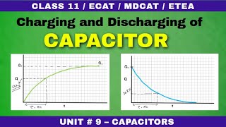 Charging and discharging of Capacitors  Unit 9 Capacitors  Class 11 Physics [upl. by Salisbarry]