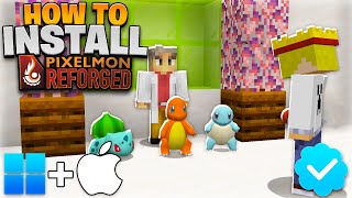 How To Install PIXELMON on CURSEFORGE In 2024 For ALL Devices [upl. by Atiugram]