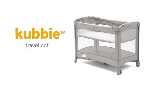 Joie kubbie™  Travel Cot for Newborns amp Toddlers  For Sleep amp Play [upl. by Blackstock]