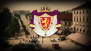 Kingdom of Norway 1814 Royal Anthem quotKongesangenquot 1906 [upl. by Harl]