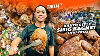 CRISPY SISIG BAGNET sa NAVOTAS SOLD OUT Everyday  SISIG NI MUTIK Story  TIKIM TV [upl. by Agn]