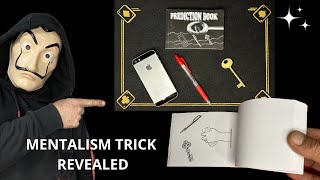 Prediction Book quot Mentalism Trick Revealed quot mentalism magic tricks trending viral tutorial [upl. by Charmian]