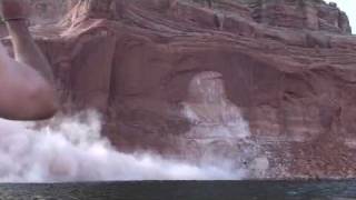 Lake Powell Rock Wall Collapse [upl. by Idnas]