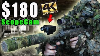 4K ULTRA HD ScopeCam  Airsoft Runcam 4 [upl. by Pauli]