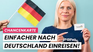 Chancenkarte Schneller und einfacher nach Deutschland einreisen [upl. by Cammy]