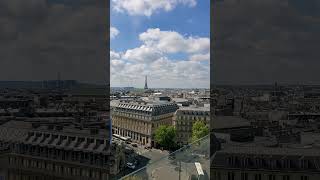 If youre looking for panoramic views of Paris check out the rooftop of Galeries Lafayette Paris [upl. by Klecka263]