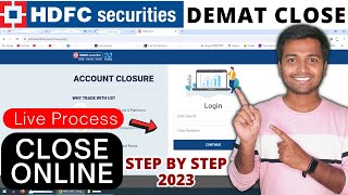 HDFC Securities Account Close Online Process  How To Close HDFC Demat Account Online [upl. by Artemahs]