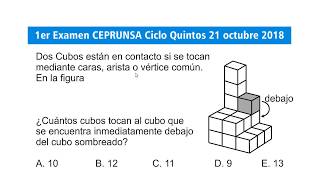 Psicometrico CEPRUNSA Ciclo Quintos 21 octubre 2018 [upl. by Oly]