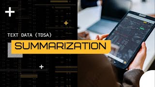 Text Data Summarization Algorithm [upl. by Bodi]