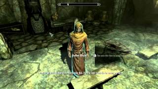 Skyrim  Saving priest Verulus The Taste Od Death [upl. by Hairehcaz901]