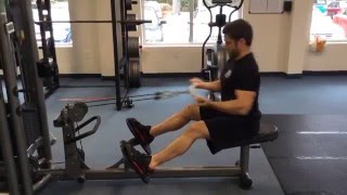 Seated Underhand Grip Cable Row [upl. by Naitirb]