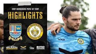 Kingstonian VS Cray Wanderers  3  0  HIGHLIGHTS  Isthmian Premier League [upl. by Htebaras]