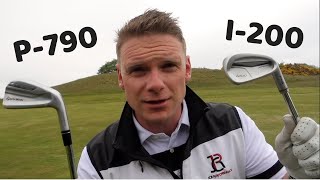 PING I200 IRON VS TAYLORMADE P790 IRON In Studio And On Course Test [upl. by Susette]