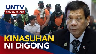 DILG at PNP kinasuhan ni former Pres Rodrigo Duterte dahil sa raid sa KOJC [upl. by Eitnom712]